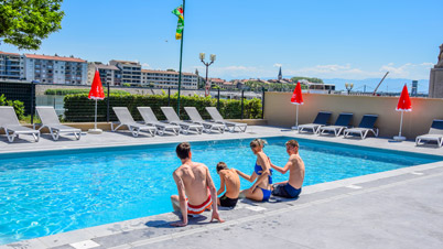 piscine chauffée Ardèche